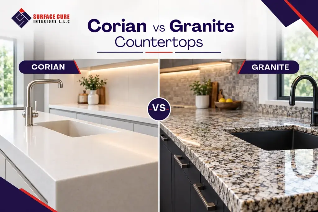 Corian vs Granite Countertops